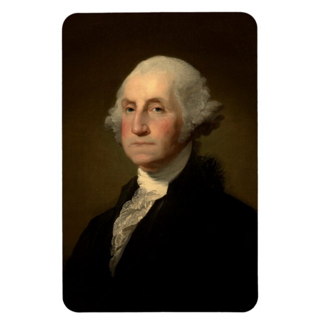 George Washington 1st American President av Stuart Magnet (Vertikal)