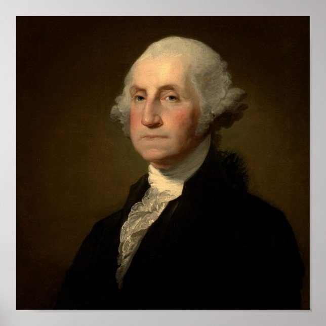 George Washington 1st American President av Stuart Poster (Framsidan)