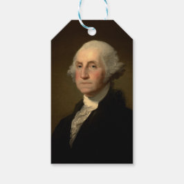 George Washington 1st American President av Stuart Presentetikett