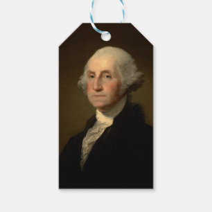George Washington 1st American President av Stuart Presentetikett