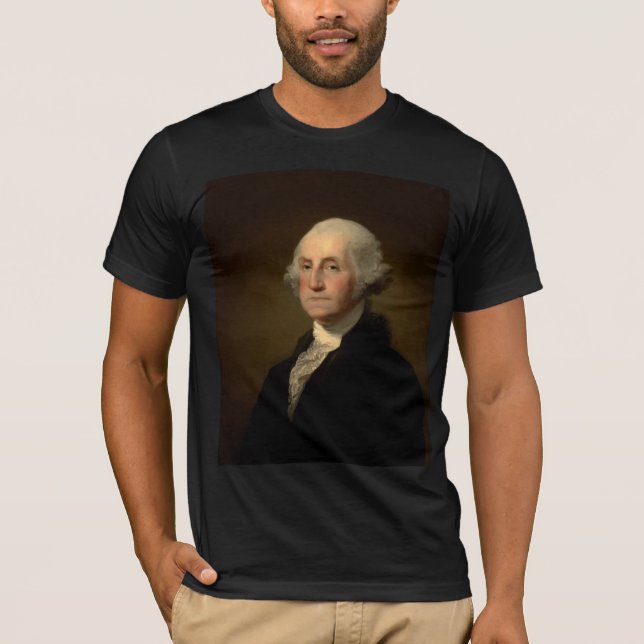 George Washington 1st American President av Stuart T Shirt (Framsida)