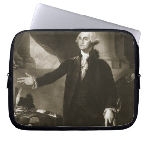 George Washington 1st president av den eniga Staen Laptop Sleeve