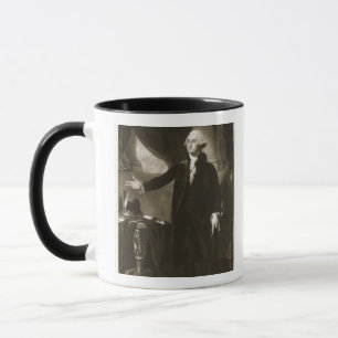 George Washington 1st president av den eniga Staen Mugg