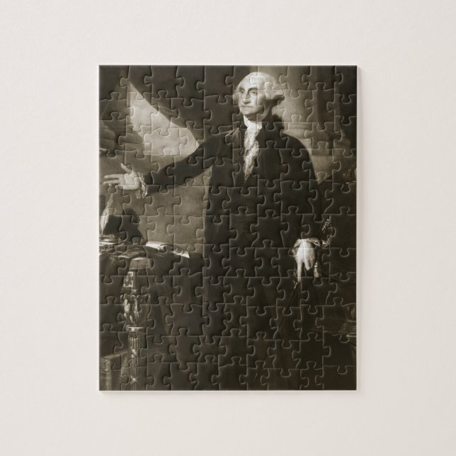 George Washington 1st president av den eniga Staen Pussel (Vertikal)
