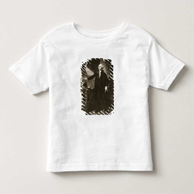 George Washington 1st president av den eniga Staen T Shirt (Framsida)