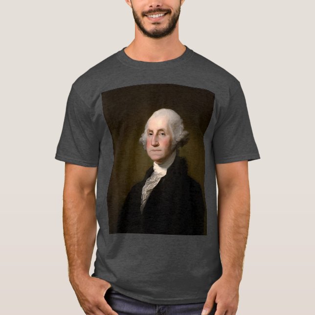 George Washington 1st President of the United 4 T Shirt (Framsida)