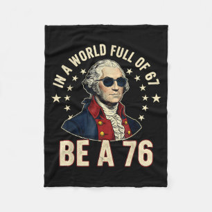 George Washington 67 Meme I Världen Full Av 67 Fleecefilt