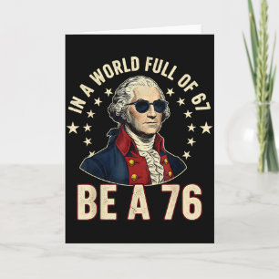 George Washington 67 Meme I Världen Full Av 67 Kort