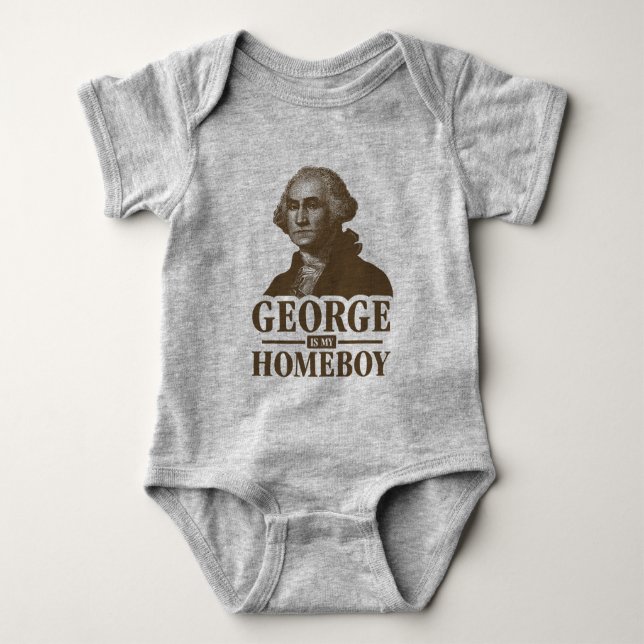 George Washington är min Homeboy T-shirt (Framsida)