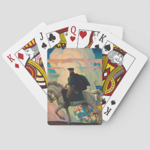 George Washington av Newell Convers Wyeth Casinokort