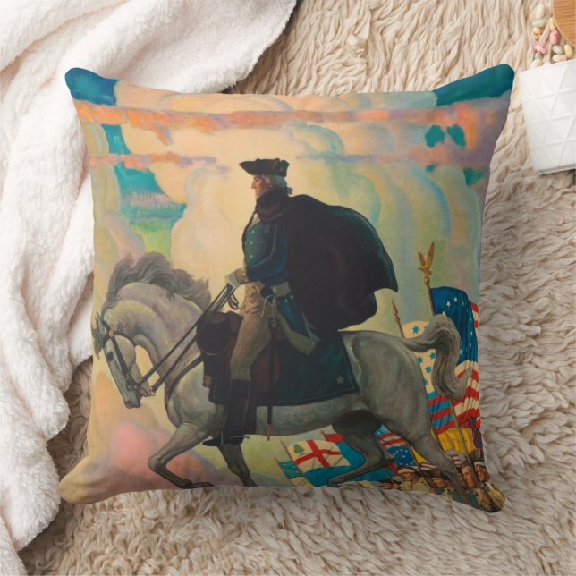 George Washington av Newell Convers Wyeth Kudde (Filt)