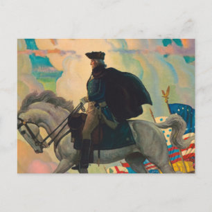 George Washington av Newell Convers Wyeth Vykort