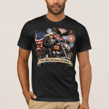 George Washington Biker Patriotisk 4:e Juli