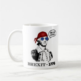 George Washington Brexit 1776 EU Flag Sunglasses Kaffemugg