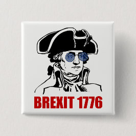 George Washington Brexit 1776 EU-Flagga Knapp
