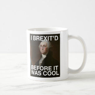 George Washington Brexit'd, för det var kallt Kaffemugg