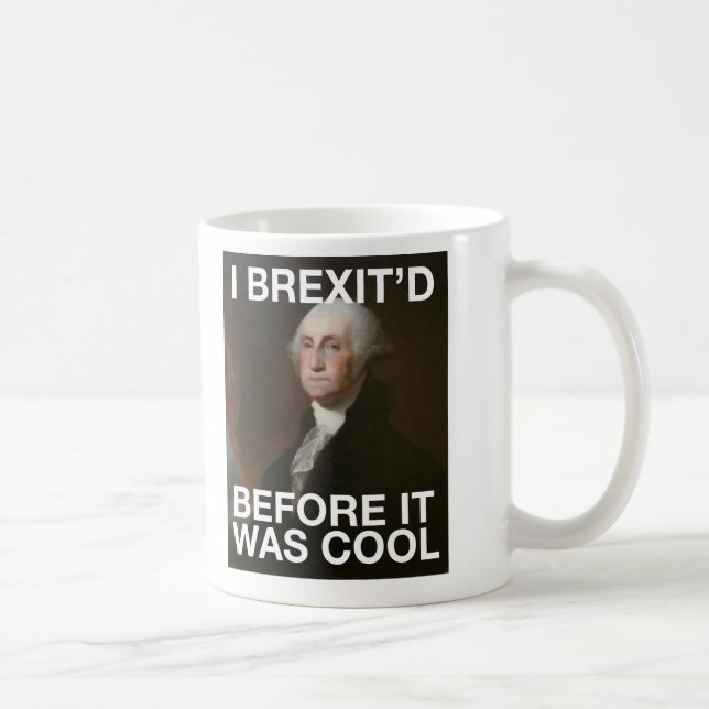 George Washington Brexit'd, för det var kallt Kaffemugg (Höger)