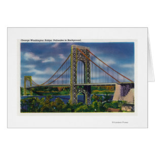 George Washington Bridge Hälsningskort