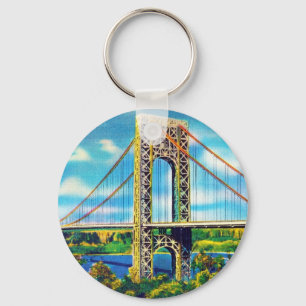 George Washington Bridge, New York City Nyckelring