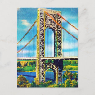 George Washington Bridge, New York City Vykort