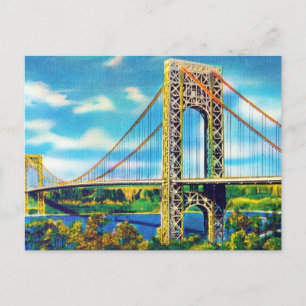 George Washington Bridge, New York City Vykort