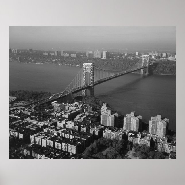 George Washington Bridge NYC Photograph Poster (Framsidan)