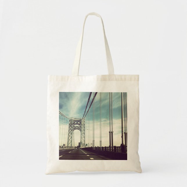 George Washington Bridge, NYC Tote Tygkasse (Framsidan)