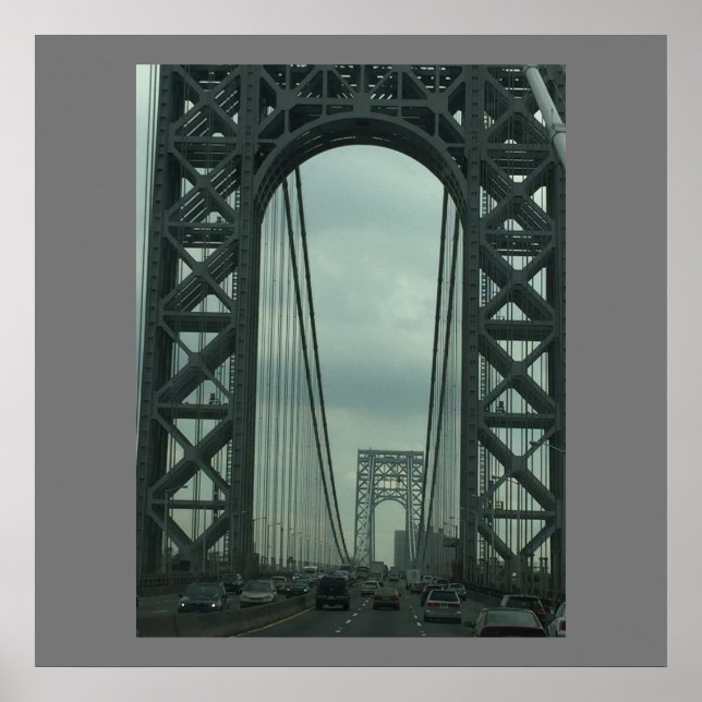 George Washington Bridge Photo Poster (Framsidan)