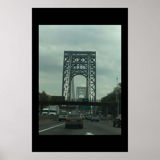 George Washington Bridge Photo Poster (Framsidan)
