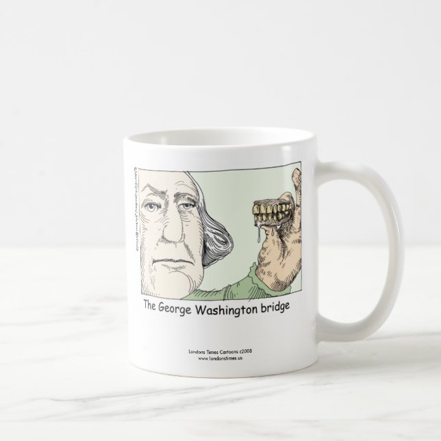 George Washington Bridge Rolig Kaffemugge Kaffemugg (Höger)