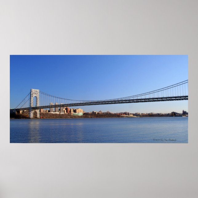 George Washington Bridge Skriv ut Poster (Framsidan)