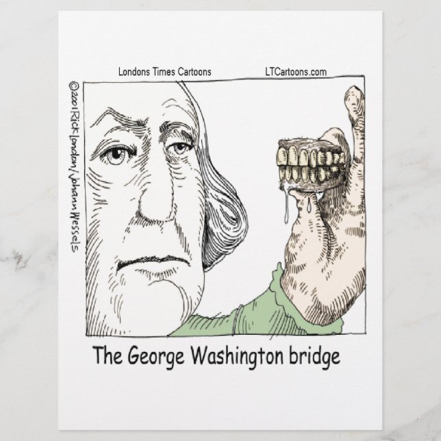 George Washington Bridge & Tandprotes Roligt Prese (Framsida)