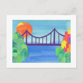 George Washington Bridge Vykort