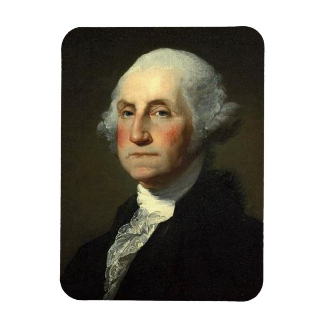 George Washington by Gilbert Stuart - Circa 1800 Magnet (Vertikal)
