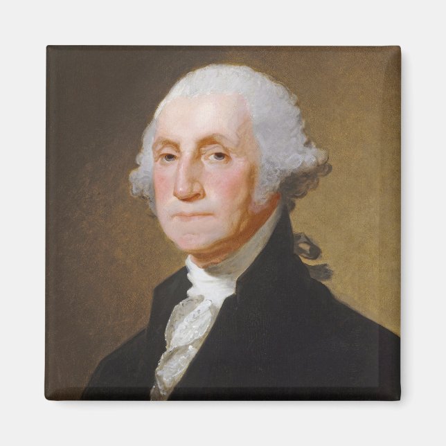 George Washington, c.1821 (olja på canvas) Magnet (Framsidan)