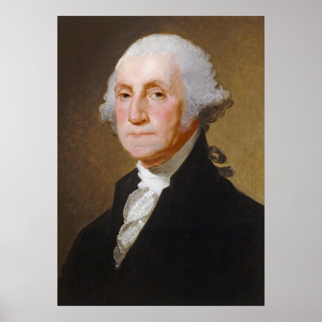 George Washington, c.1821 (olja på canvas) Poster (Framsidan)
