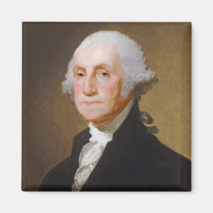 George Washington c.1821 (olja på kanfas) Magnet