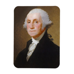 George Washington c.1821 (olja på kanfas) Magnet