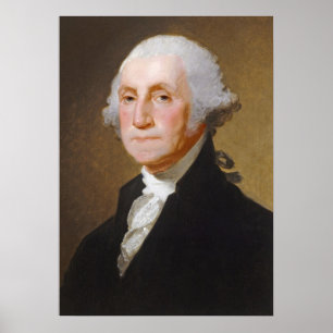 George Washington c.1821 (olja på kanfas) Poster