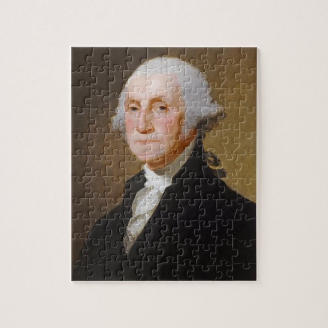 George Washington c.1821 (olja på kanfas) Pussel (Vertikal)