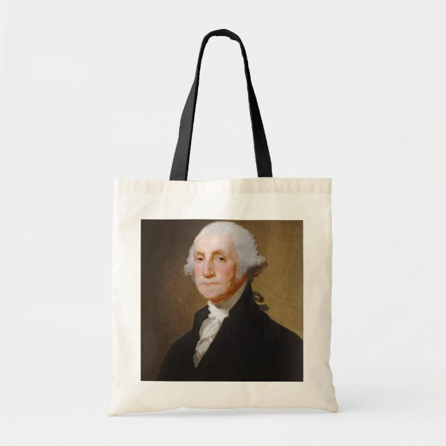George Washington c.1821 (olja på kanfas) Tygkasse (Framsidan)
