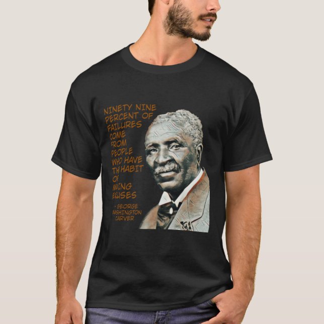 George Washington Carver - 99 procent av T Shirt (Framsida)