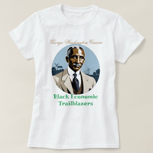 George Washington Carver - Black Economic T Shirt (Design framsida)