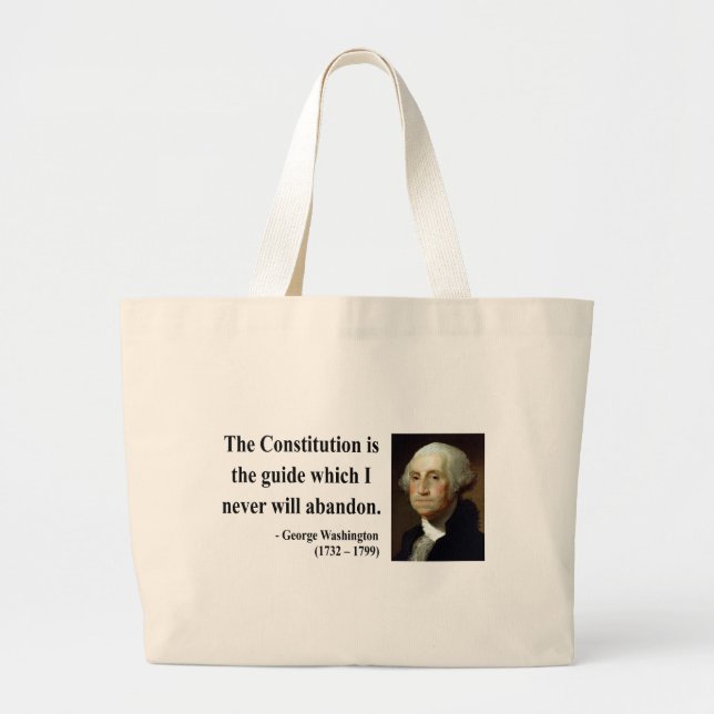 George Washington citationstecken 4b Jumbo Tygkasse (Framsidan)