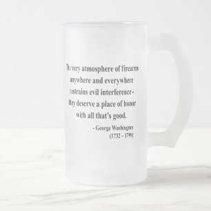 George Washington citationstecken 7a Frostat Ölglas