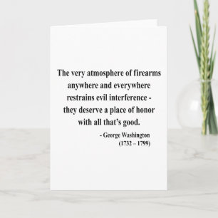 George Washington citationstecken 7a Kort
