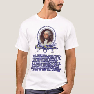 George Washington citationstecken på skjutvapen Tröja