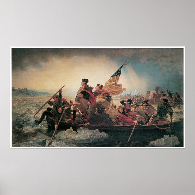 George Washington Crossing the Delaware Poster (Framsidan)