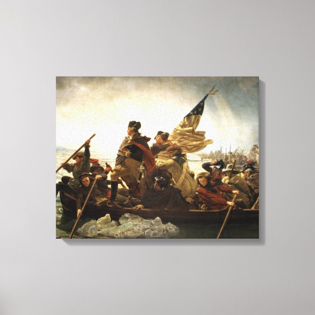 George Washington Crossing the Delaware Print Canvastryck (Framsida)