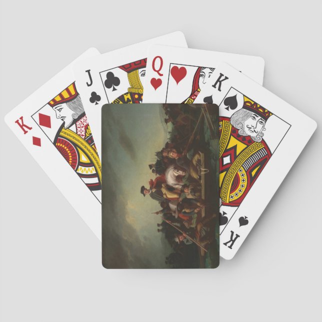 George Washington Crossing the Delaware River Casinokort (Baksidan)